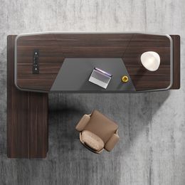 Modern Writing Office Desk Executive Wood Storage Standing Laptop Luxury Office Desk Computer Bureau Meuble Gaming Accessories