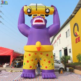 10mH (33ft) with blower Free Ship Outdoor Activities commercial advertising giant inflatable gorilla cartoon ground balloon air balloons for sale