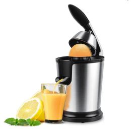 Juicers Portable Electric Juicer Blender Stainless Steel Hand Press Juicer EU Plug Orange Juicer Fruit Mixer Multifunction Juice Machine