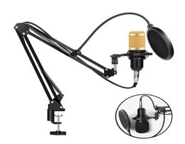 BM800 Condenser o 3.5mm Wired Microphone Professional Studio Microphone For Webcast Radio Singing Mic Holder1495089