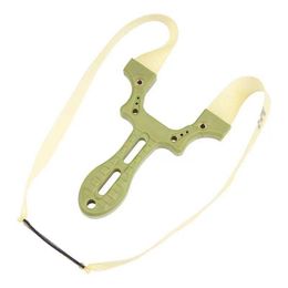 New Fast Compression Free Strapping Slingshot Outdoor Sports Shooting Practice Flat Rubber Band Hunting Accessories