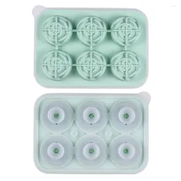 Baking Moulds Candy Mold Food-grade Silicone Rose Ice Tray Compartment Box Mould For Drinks Chocolate Whisky 6 Easy