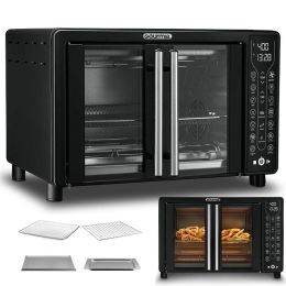 Fryers Toaster Oven Air Fryer Combo 17 cooking presets 1700W french door digital air fryer oven air fryer oven airfryer