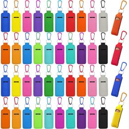 Rings 40PCS Lipstick Keychain Holder with Clip Portable Lipstick Holder Keychain Colourful Lip Holder for Women