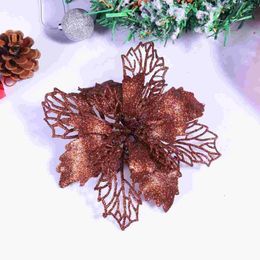 Decorative Flowers Christmas Garland Flower Ornament Craft Front Door Decor Artificial Tree