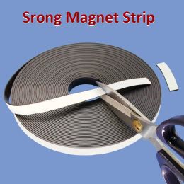 Strong Flexible Magnet Strip Self Adhesive Magnetic Tape Rubber Magnet Tape Lenght 39.37inch