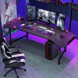 European Computer Desks Professional E-sports Gaming Table and Chairs Home Office Furniture Live Streaming Table Large Desktop