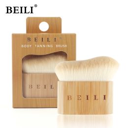 Kits BEILI Magic Brush for Makeup Foundation Body Face Brush with Fine Dense Top Portable Large Cosmetic Tools Bamboo Handle 1pcs