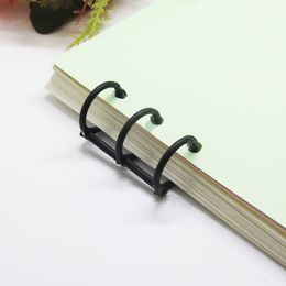 10pcs 15/20mm Loose Leaf Notebook Binder 3 Rings Binding Clip DIY Metal Binder Calendar Album Circle Clips School Office Supply