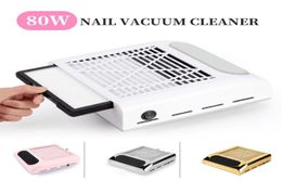Professinoal 80W Nail Dust Collector Fan Vacuum Cleaner Manicure Machine With Philtre Strong Power Salon Nails Art Equipment88034251854414