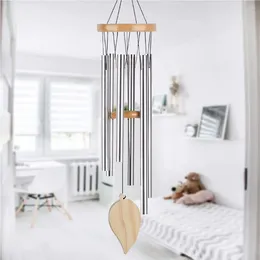 Decorative Figurines Good Luck Wind Chimes 6 Tubes Bell Pendant For Home Decorations Clear And Elegant Sound Suitable Indoor Outdoor Use