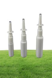 50pcslot 10ml 15ml 20ml 30ml 50ml White Empty Plastic Nasal Spray Bottles Pump Sprayer Mist Nose Spray Refillable Bottle8672541