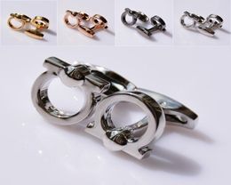 2019 New Arrival 4 Colors Mens Wedding Shirt Cufflink Jewelry Fashion Copper Metal Cuff Links Gift6309580