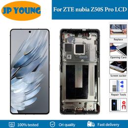 6.78"AMOLED For ZTE nubia Z50S Pro NX713J LCD Display Touch Screen Digitizer Full Assembly For nubia Z50 S Pro LCD Replacement