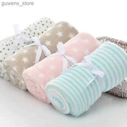 Coperte fasciatura di coperte neonate per bambini in pile corallo supesoft trapunta per lettiera