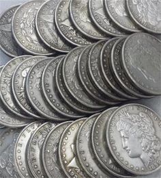 US 18781921S 28PCS Morgan Dollar Silver Plated Copy Coins metal craft dies manufacturing factory 6463186