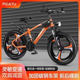 Bikes Ride-Ons Variable Speed Mountain Bike For Boys And Girls Aged 8-15 Outdoor Cycling Luxury Version Shock-absorbing Childrens Bicycle L47