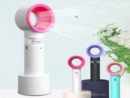 USB Bladeless Fan Zero9 Rechargeable Portable Handheld Mini Cooler No Leaf Handy With 3 Speed Level Zero 9 LED Indicator6331172