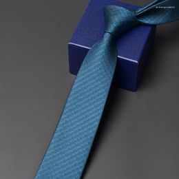 Bow Ties Men's Formal High Quality 6CM Slim Necktie Groom Romantic Wedding Neck Tie Fashion Business For Men With Gift Box