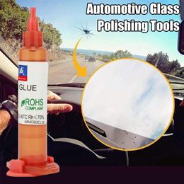 5ml Transparent Glue Optical Glue Car Window Glass Broken Cracks Crack Scratches Repair Polishing Tools Long Tools Glass