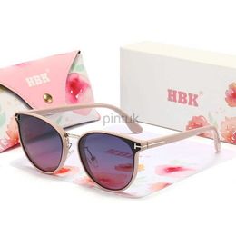 Sunglasses HBK Womens Sunglasses Woman Polarised Sunglasses Cat Eye Fashion Polar Sun Glasses Luxury Ladies Brand Ultralight Tourism Party 240412