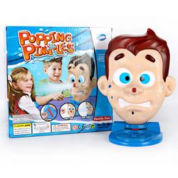 Funny Doll with Pimples Cute Face Squeeze Toy Acne Pop Water Spray Interactive Joke Prank Party Game Novelty Children Adult Gift