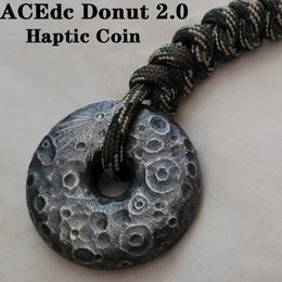 Decompression Toy Decompression Toy ACEdc Donut 2.0 Haptic Coin Metal Decompression Toy Magnetic Slider Coin Spinner 240412