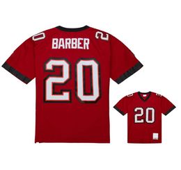 Stitched football Jerseys 20 Ronde Barber 2002 mesh Legacy Retired retro Classics Jersey Men Women Yourth S-6XL