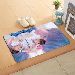 Carpets BAEK HYUN Door Mat High Quality Print Anti-slip Floor Outdoor Rugs Front Mats 40x60 50x80cm 0512