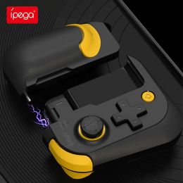 Gamepads Ipega PG9211 Mobile Phone Gamepad Bluetooth Wireless Game Controller Deformable Joystick for iOS Android with Storage bag