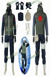 Hatake Kakashi Ninja Uniform Cosplay Costume Comic Con Outfit Men039s Suit7135018