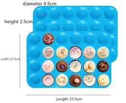 Baking Moulds Delidge Mini Muffin Puncakes Biscuit Pans 24 Cupcakes Silicone Mould Cups Non Stick Tray Bakeware Tools