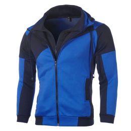 Jackets 2021 Men Winter Hooded Coats Casual Zipper Sweatshirt Running Sport Jacket Male Outerwear Fitness Workout Gym Clothing Tracksuit