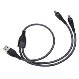 USB to Dual MicroUSB Splitter Charging Cable Power up 2 Micro USB Devices at Once from Single USB Port for GPS Phones