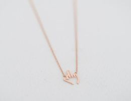 Fashionable finger pendant necklaces Uncivilised gestures middle finger pendant necklaces Originality style necklaces first gift f5009972