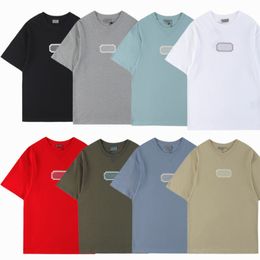 TOP Quality Solid Colour Simple Versatile T-shirt Casual Sports Short Sleeves Men POLO Shirt Summer Slothes for Men and Women Size S--XL