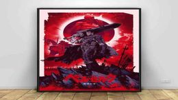 Berserk Poster Japan Anime Art Silk Posters Wall Decor Prints quadro cuadros H11101949335