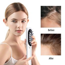 Scalp Applicator Liquid Comb For Hair Growth Smart Oil Nourish Portable Hair Roots RF Ion EMS Massage Medicine Brush Head Care 240408