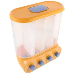 Storage Bottles Dispensador Para Arroz Bean Dispenser Box Grain Dry Food Plastic Wall Mount