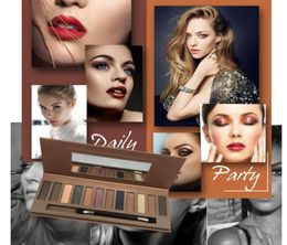 Naked Heat Eyeshadow Palette 12 Fiery Amber Neutral Shades UltraBlendable Rich Colours with Velvety Texture Set Includes Mir5788820