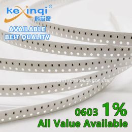 100pcs 0603 SMD Resistor 1% 0R ~ 10M 1/10W 0.1 0.22 10 100 150 220 330 Ohm 1K 2.2K 10K 100K 0.1R 1R 10R 100R 150R 220R 330R 1M