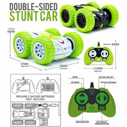 Mini Rc Stunt Car Remote Control Drift Car Double-Sided Flip 360 Degree High-Speed Electric Racing Children's Toys for Boys