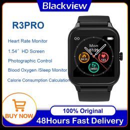 Watches Blackview Smart Watch Men Smartwatch Women Girls Sport Fitness Heart Rate Bluetooth 5ATM Waterproof Full Touch 1.54" Watches