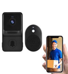 Wireless Video Doorbell Smart Security Doorbell Camera 1080P High Resolution Visual with IR Night Vision 2Way o RealTime Mon9435464