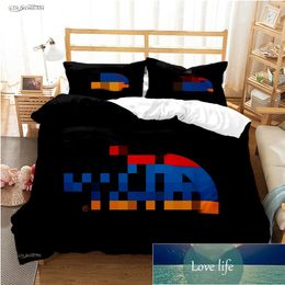 High Quatily Cross-Border Three-Piece 3d Digital Printing Bedding Foreign Trade Home Textile Factory Wholesale