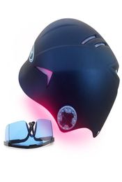 Laser Hair Regrowth Helmet 64 Medical Diode laser anti hair loss treatment head massage cap fast hair regrow helmet w glasses9917713