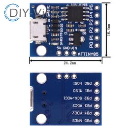 Blue Black TINY85 Digispark Kickstarter Micro Development Board ATTINY85 module for Arduino IIC I2C USB