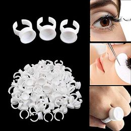 100/300/500/1000pcs Disposable Tattoo Ring Caps Microblading Ink Cup for Permanent Pigment Holder Rings Accessories