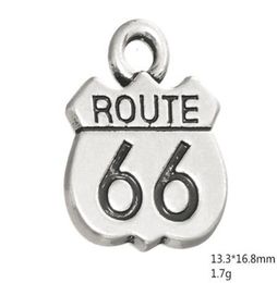 2021 DIY Route 66 Road Sign Charms Jewelry For Making Other customized jewelry9202476