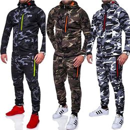 zipper Black Camouflage Suit Men Camouflage Suit Black Python Camouflage Suit Python Men Mens Sets 240408